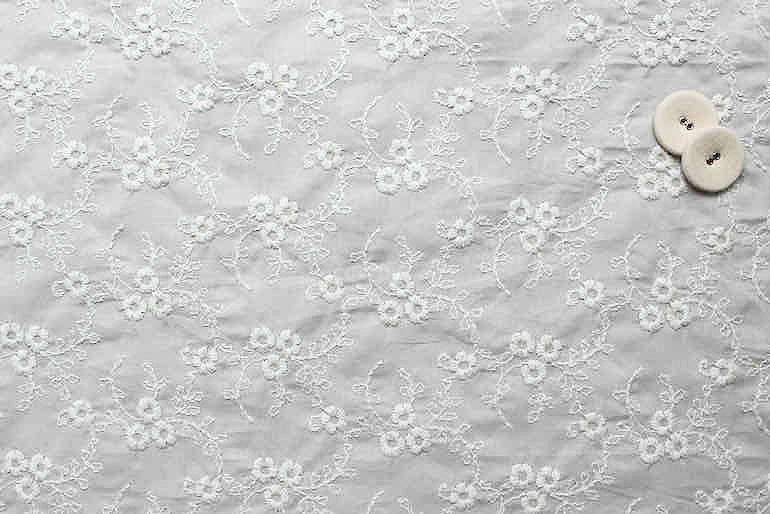 Jコットン・レース・刺繍